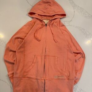 Aeropostale original orange zip-up hoodie